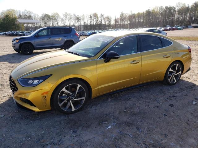 Image 1 of 2021 HYUNDAI SONATA SEL PLUS 2021 with VIN 5NPEJ4J20MH064624