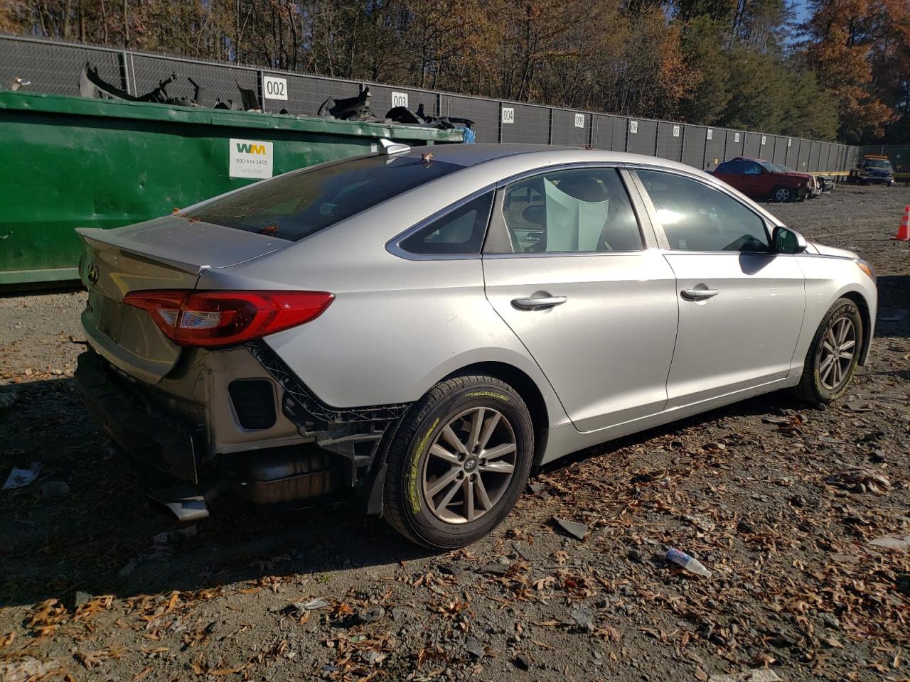 Image 3 of 2017 HYUNDAI SONATA SE 2017 with VIN 5NPE24AF5HH460618