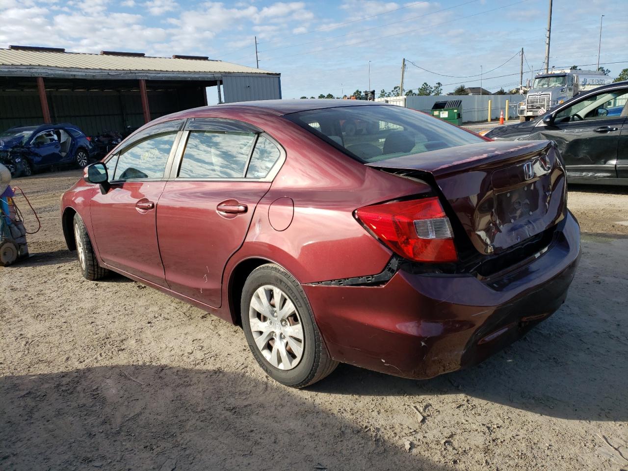 Image 2 of 2012 HONDA CIVIC LX 2012 with VIN 2HGFB2F59CH550818