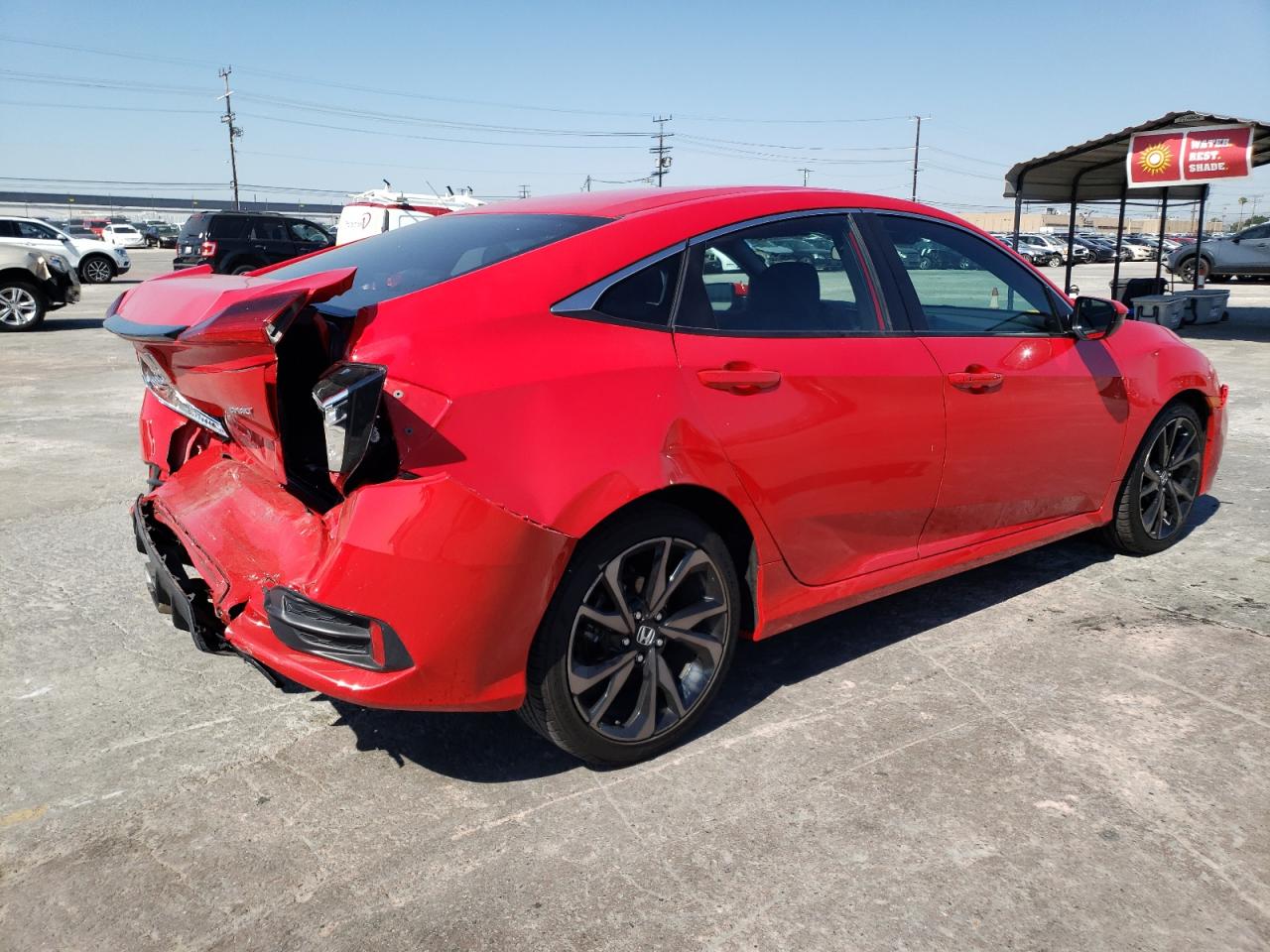 Изображение 3 2021 HONDA CIVIC SPORT 2021 с VIN 2HGFC2F87MH514540