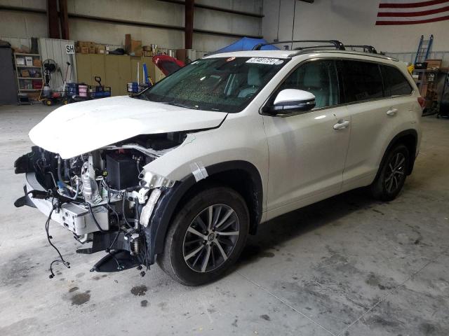 Image 1 of 2017 TOYOTA HIGHLANDER SE 2017 with VIN 5TDJZRFH3HS520326