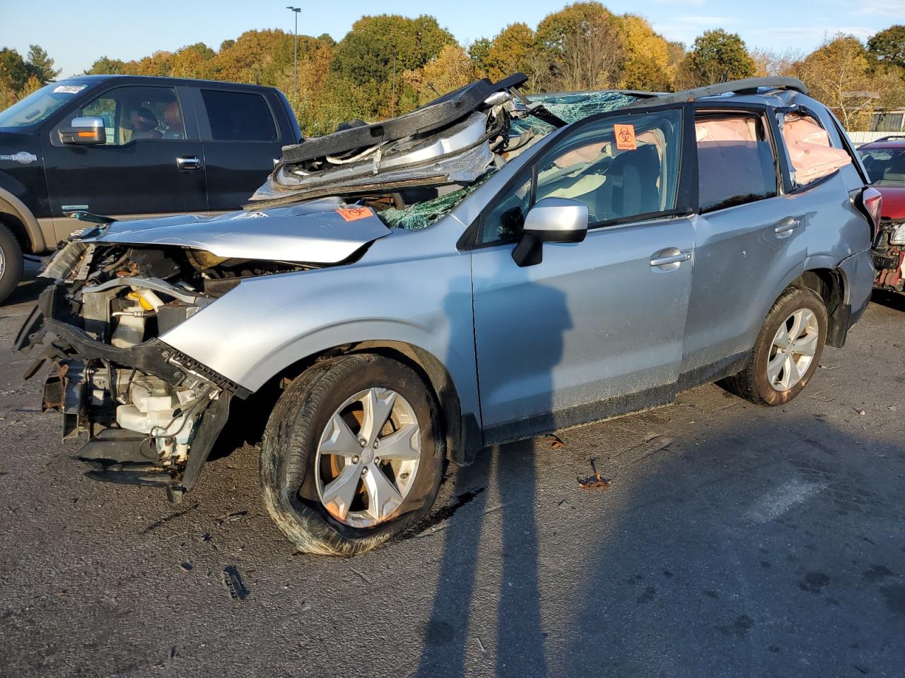 Image 1 of 2014 SUBARU FORESTER 2.5I PREMIUM 2014 with VIN JF2SJAEC7EH462015