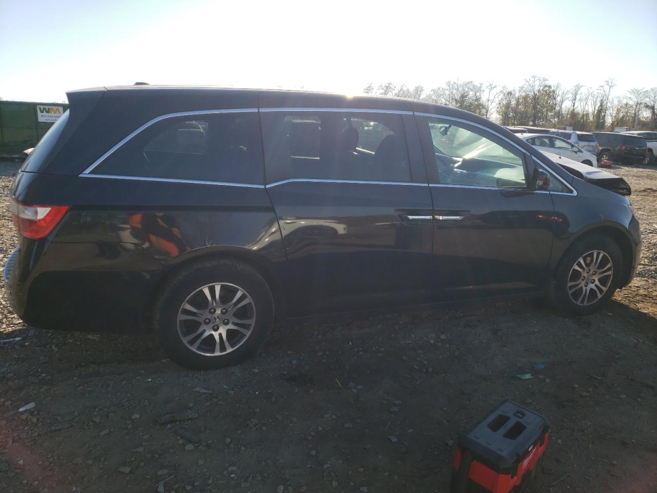 Image 3 of 2012 HONDA ODYSSEY EXL 2012 with VIN 5FNRL5H60CB099378