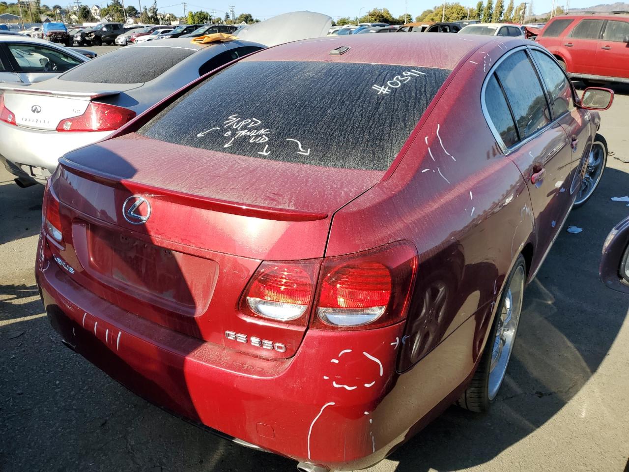 Image 3 of 2007 LEXUS GS 350 2007 with VIN JTHBE96S770027583
