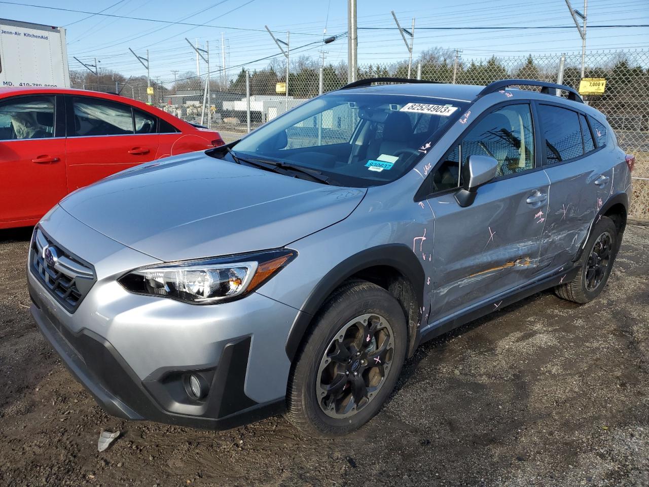 Image 1 of 2023 SUBARU CROSSTREK PREMIUM 2023 with VIN JF2GTAPC9P8319129