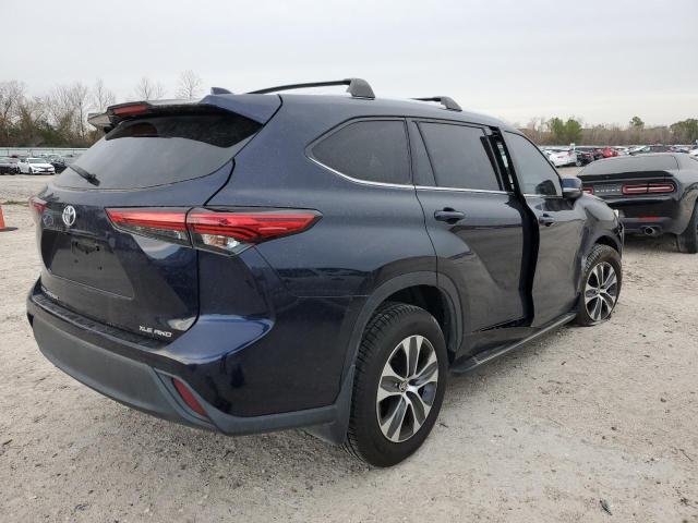 Image 3 of 2020 TOYOTA HIGHLANDER XLE 2020 with VIN 5TDGZRBH8LS033714