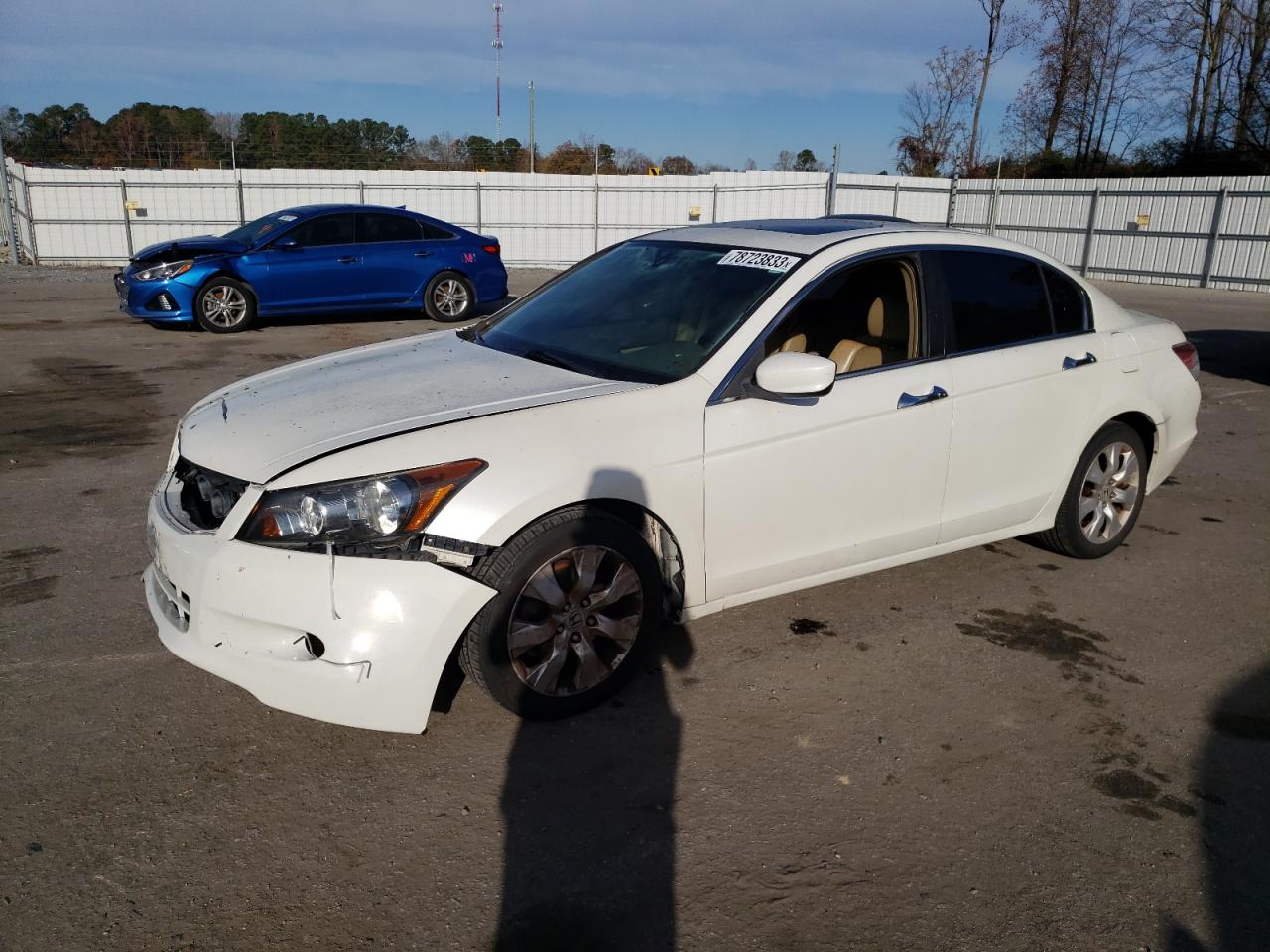 Image 1 of 2008 HONDA ACCORD EXL 2008 with VIN 1HGCP36868A068317