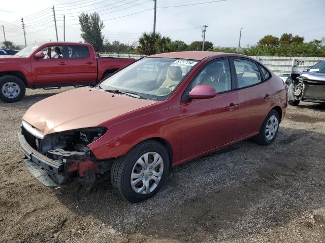 Image 1 of 2010 HYUNDAI ELANTRA BLUE 2010 with VIN KMHDU4AD3AU857868