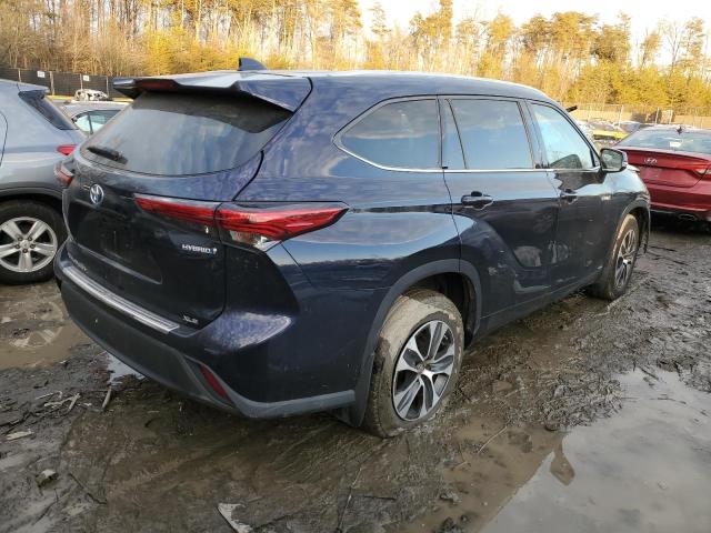 Изображение 3 2021 TOYOTA HIGHLANDER HYBRID XLE 2021 с VIN 5TDHBRCH1MS514803