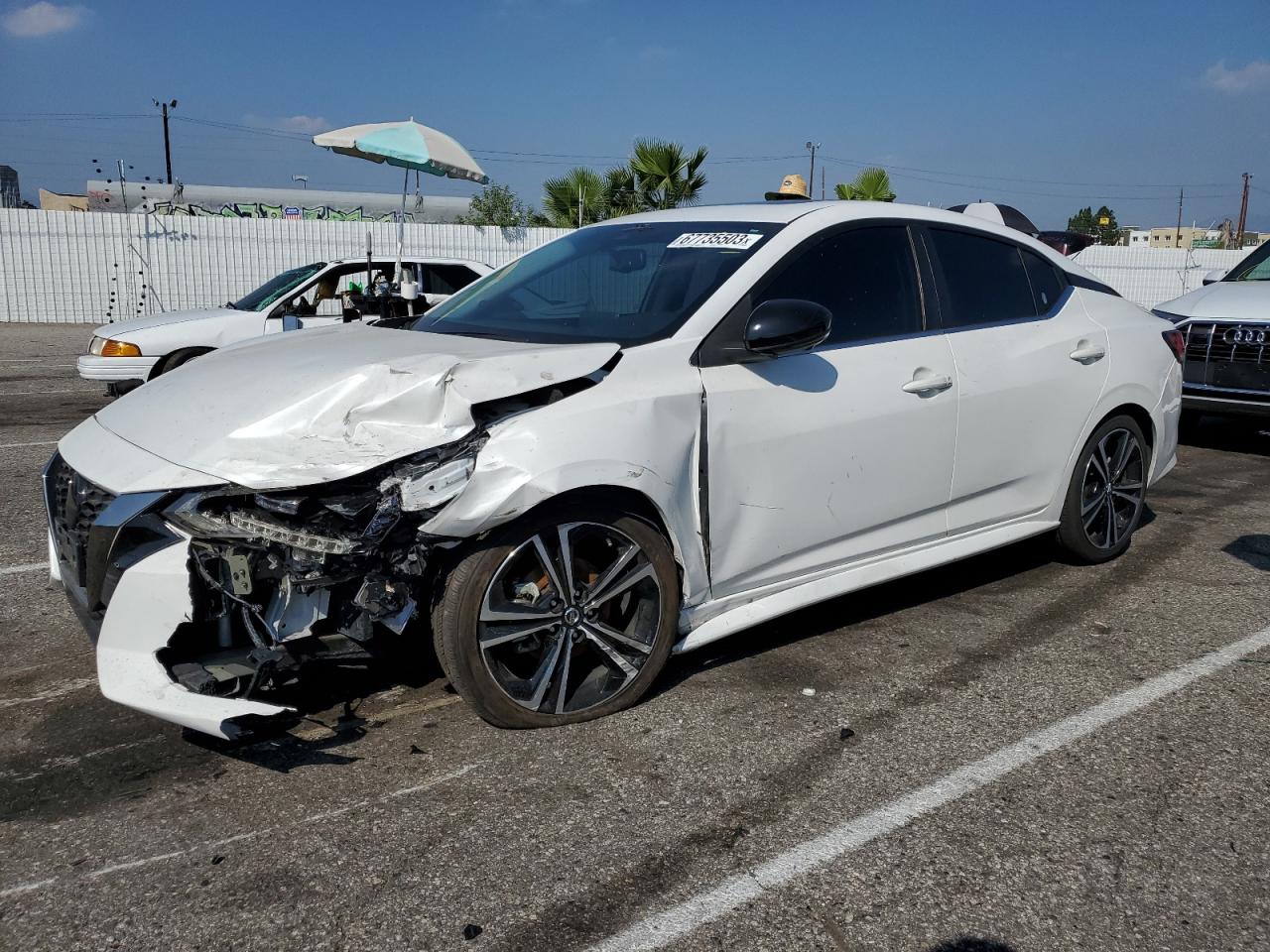 Image 1 of Nissan Sentra Sr 2020 with VIN 3N1AB8DVXLY290392