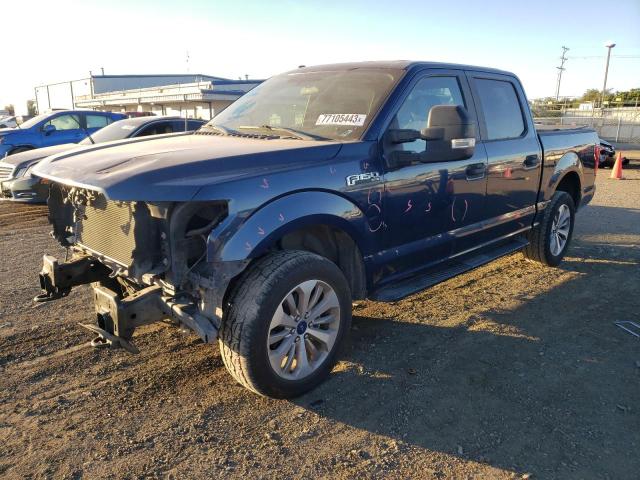 Image 1 of 2018 FORD F150 SUPERCREW 2018 with VIN 1FTEW1E55JKF60469