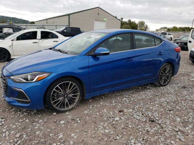 Image 1 of 2018 HYUNDAI ELANTRA SPORT 2018 with VIN KMHD04LB0JU577168