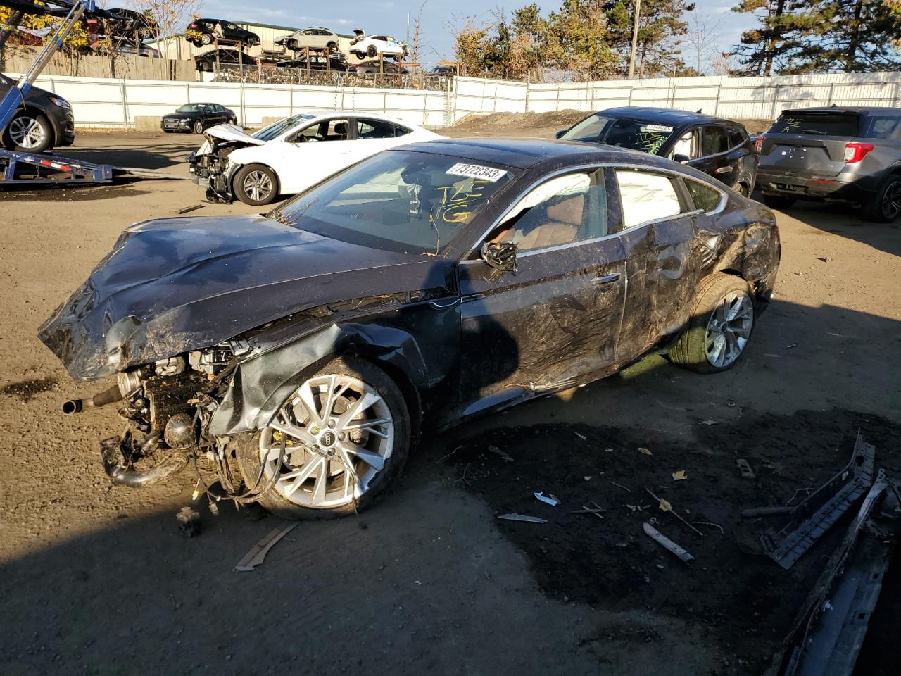 Image 1 of 2023 AUDI A5 PREMIUM PLUS 40 2023 with VIN WAUCBCF50PA056257