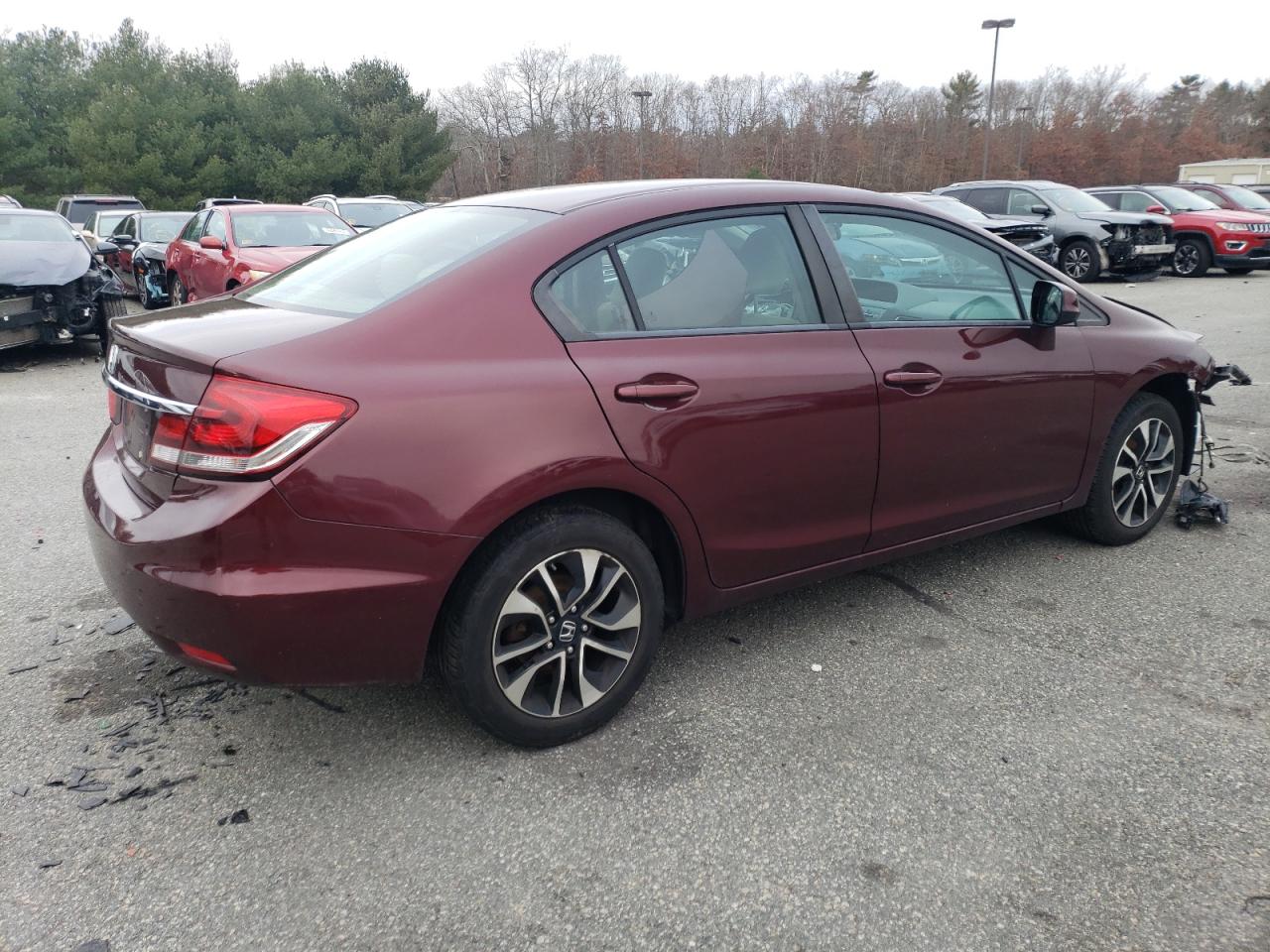 Obraz 3 z 2013 HONDA CIVIC EX 2013 z VIN 19XFB2F83DE235700