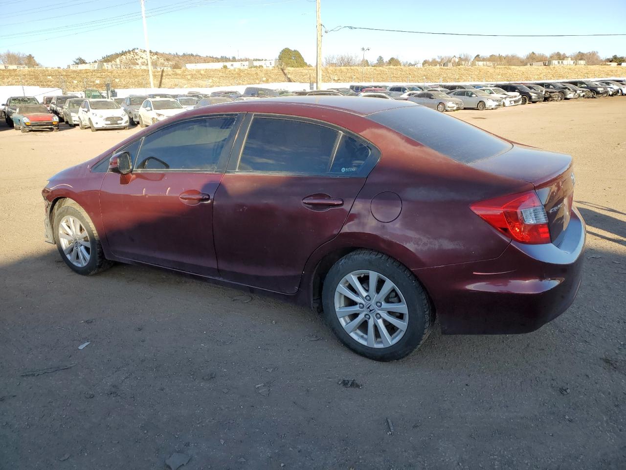 Image 2 of 2012 HONDA CIVIC EX 2012 with VIN 2HGFB2F80CH608499
