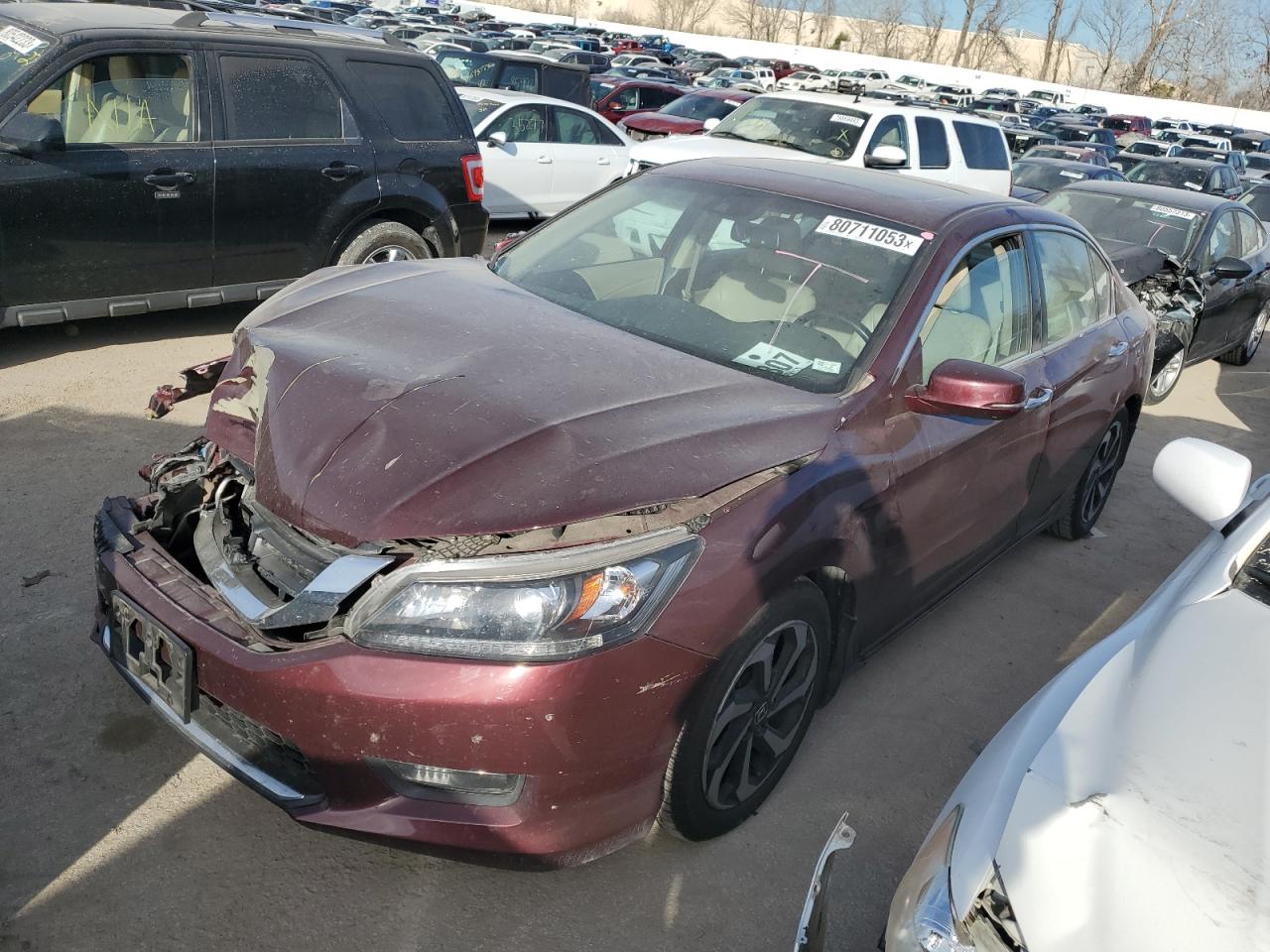 Изображение 1 2015 HONDA ACCORD EXL 2015 с VIN 1HGCR2F89FA230071
