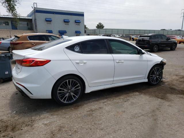 Image 3 of 2018 HYUNDAI ELANTRA SPORT 2018 with VIN KMHD04LBXJU456695