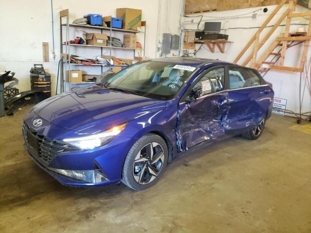 Image 1 of 2023 HYUNDAI ELANTRA LIMITED 2023 with VIN KMHLN4AJ1PU075804