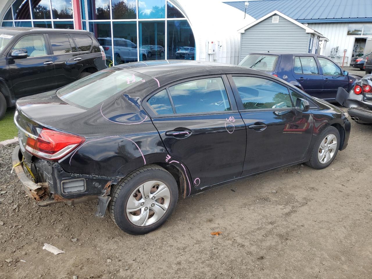 Image 3 of 2015 HONDA CIVIC LX 2015 with VIN 19XFB2F52FE707233
