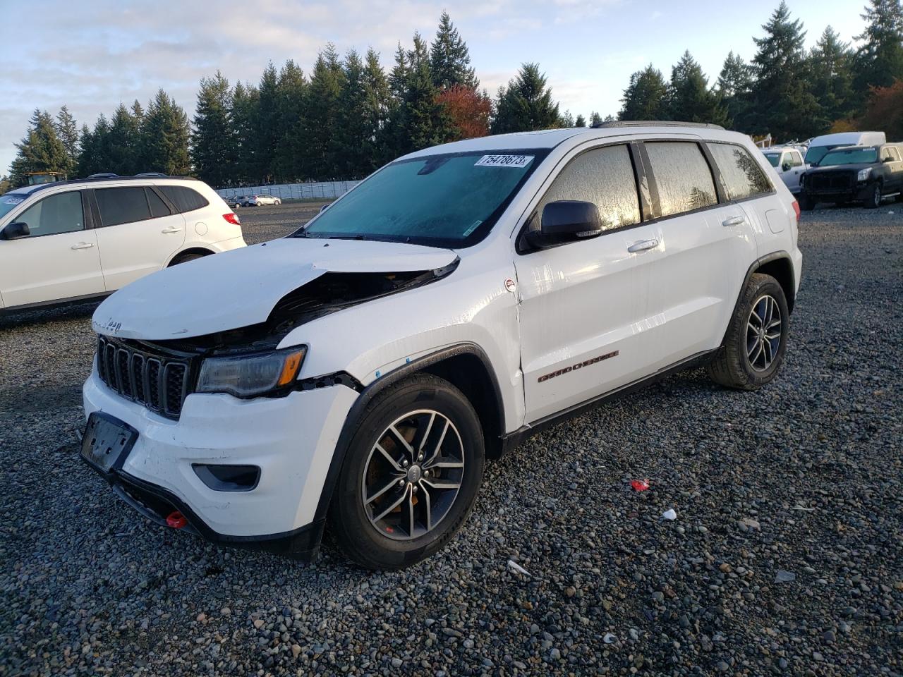 Image 1 of 2017 JEEP GRAND CHEROKEE TRAILHAWK 2017 with VIN 1C4RJFLG7HC842148