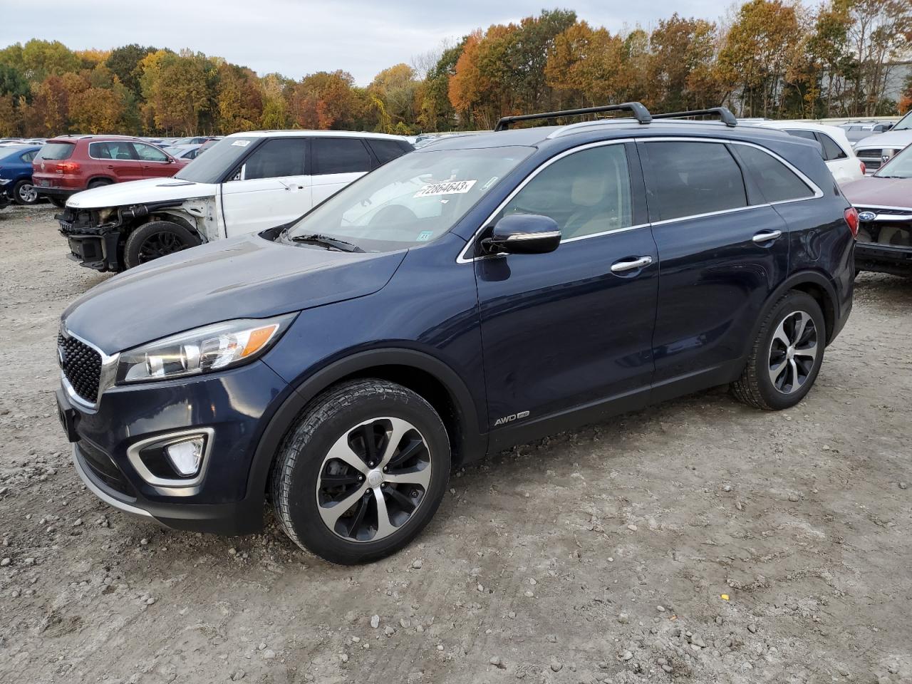 Изображение 1 2017 KIA SORENTO EX 2017 с VIN 5XYPHDA57HG303856