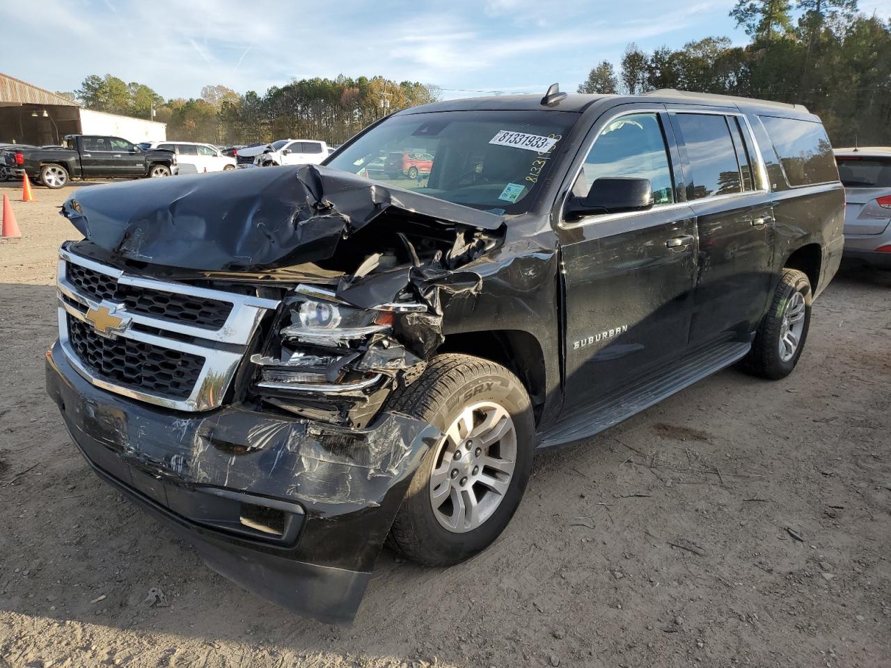 Image 1 of 2017 CHEVROLET SUBURBAN C1500 LT 2017 with VIN 1GNSCHKCXHR132834