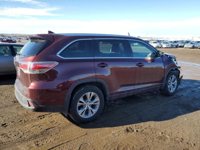 Obraz 3 z 2015 TOYOTA HIGHLANDER XLE 2015 z VIN 5TDJKRFH7FS132954