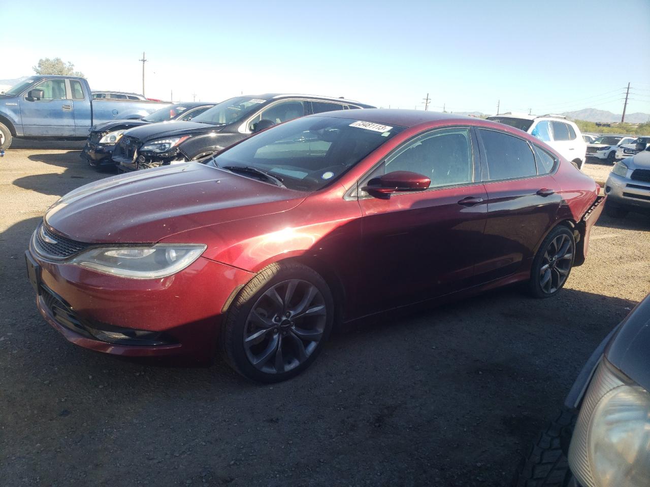 Image 1 of 2015 CHRYSLER 200 S 2015 with VIN 1C3CCCBG1FN516836