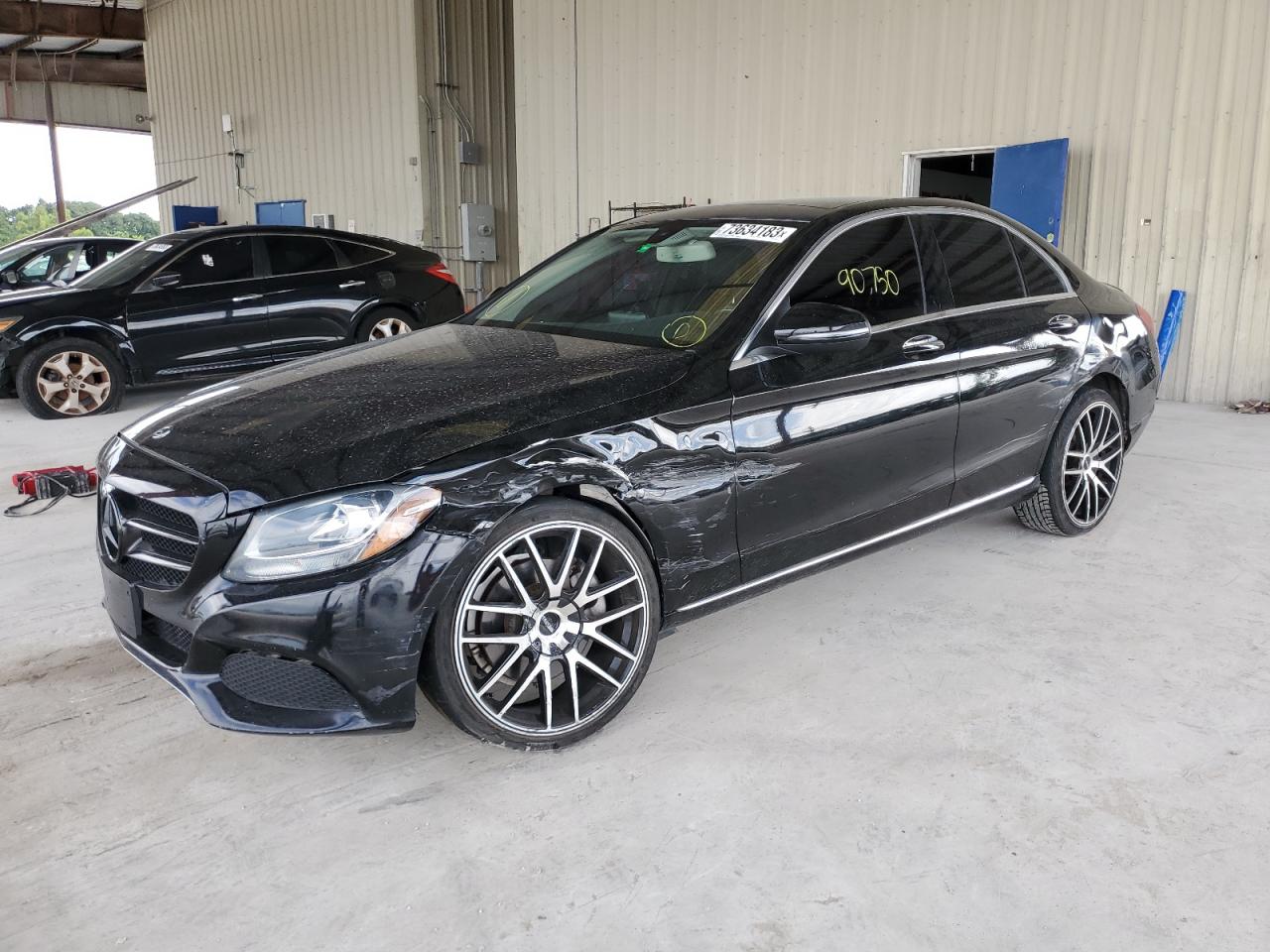 Image 1 of 2018 MERCEDES-BENZ C 300 4MATIC 2018 with VIN WDDWF4KB1JR370147