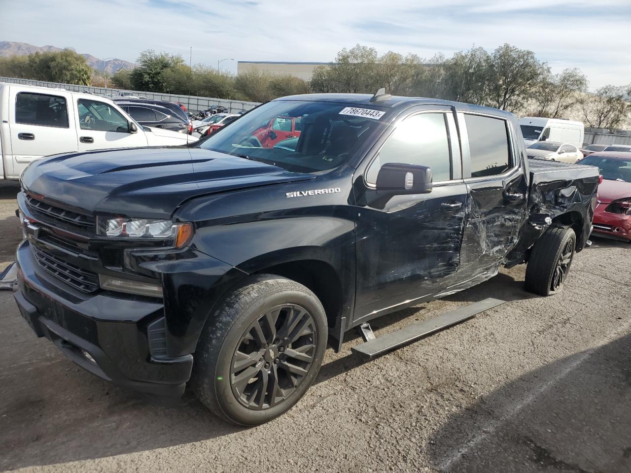 Изображение 1 2019 CHEVROLET SILVERADO C1500 RST 2019 с VIN 3GCPWDED4KG236553