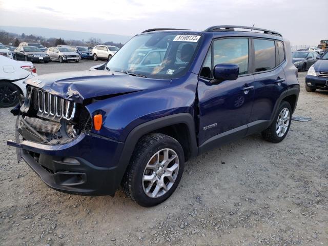 Image 1 of 2017 JEEP RENEGADE LATITUDE 2017 with VIN ZACCJBBB6HPG43124