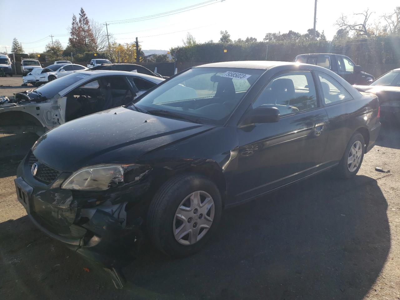 Image 1 of 2005 HONDA CIVIC DX VP 2005 with VIN 1HGEM21175L020038