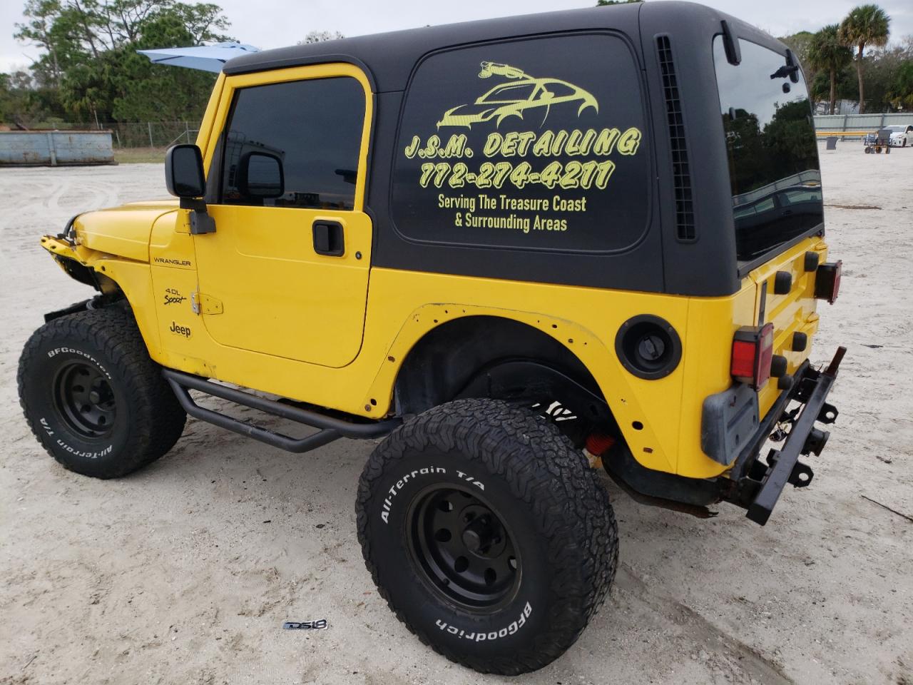 Obraz 2 z 2000 JEEP WRANGLER / TJ SPORT 2000 z VIN 1J4FA49SXYP768990