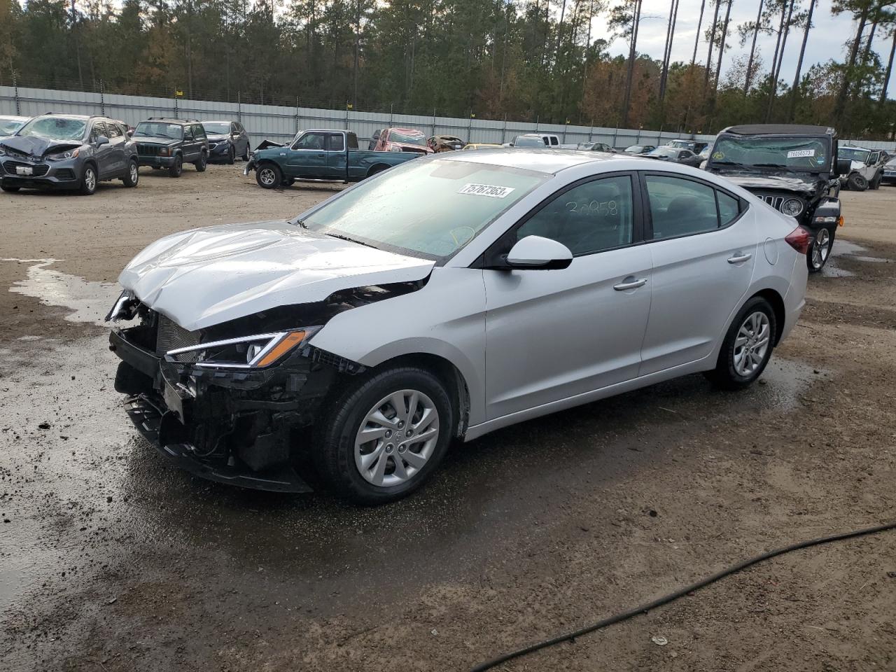 Image 1 of 2019 HYUNDAI ELANTRA SE 2019 with VIN KMHD74LF9KU759631