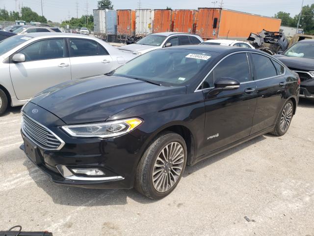Image 2 of 2018 FORD FUSION TITANIUM/PLATINUM HEV 2018 with VIN 3FA6P0RU2JR205743