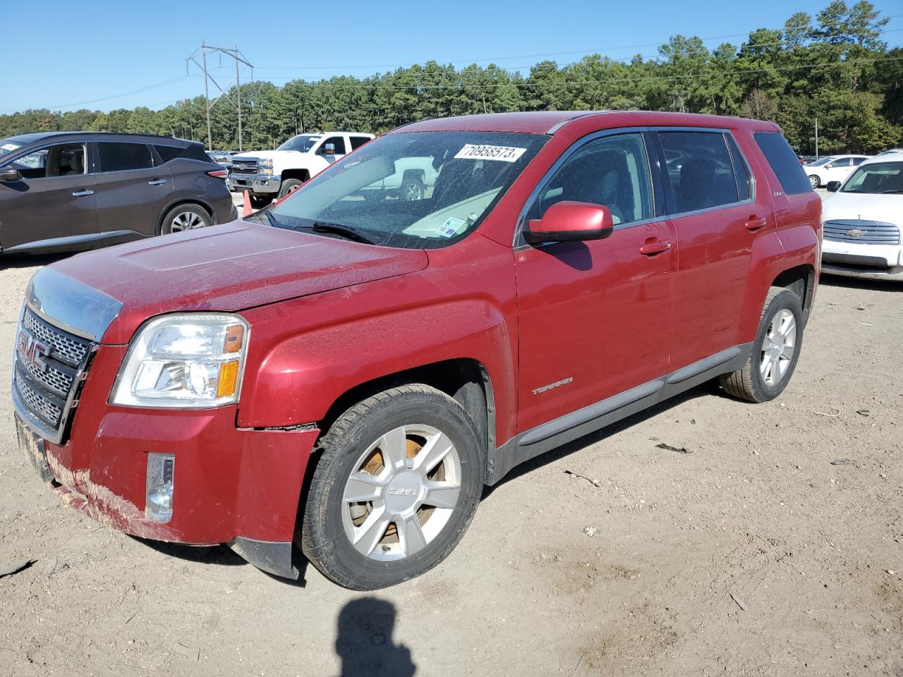 Image 1 of 2013 GMC TERRAIN SLE 2013 with VIN 2GKALMEK4D6403607