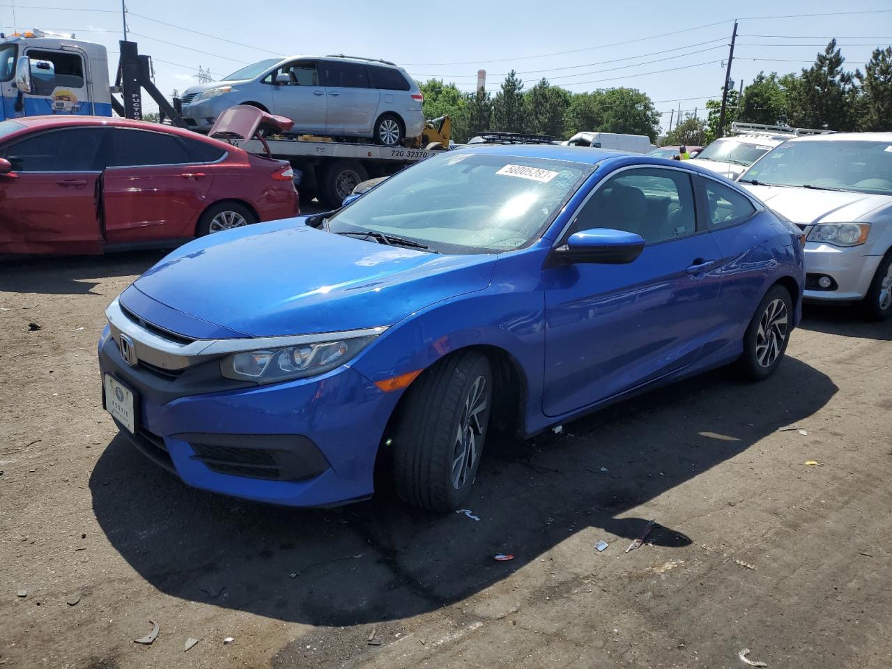 Image 1 of 2018 HONDA CIVIC LX 2018 with VIN 2HGFC4B05JH306163