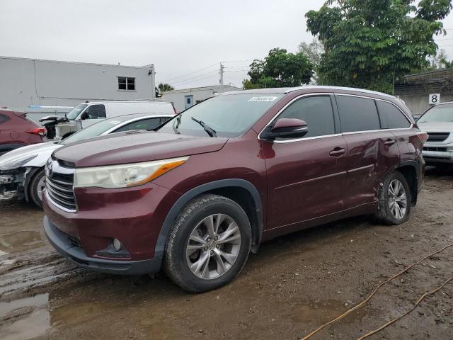 Obraz 1 z 2015 TOYOTA HIGHLANDER XLE 2015 z VIN 5TDJKRFH5FS211796