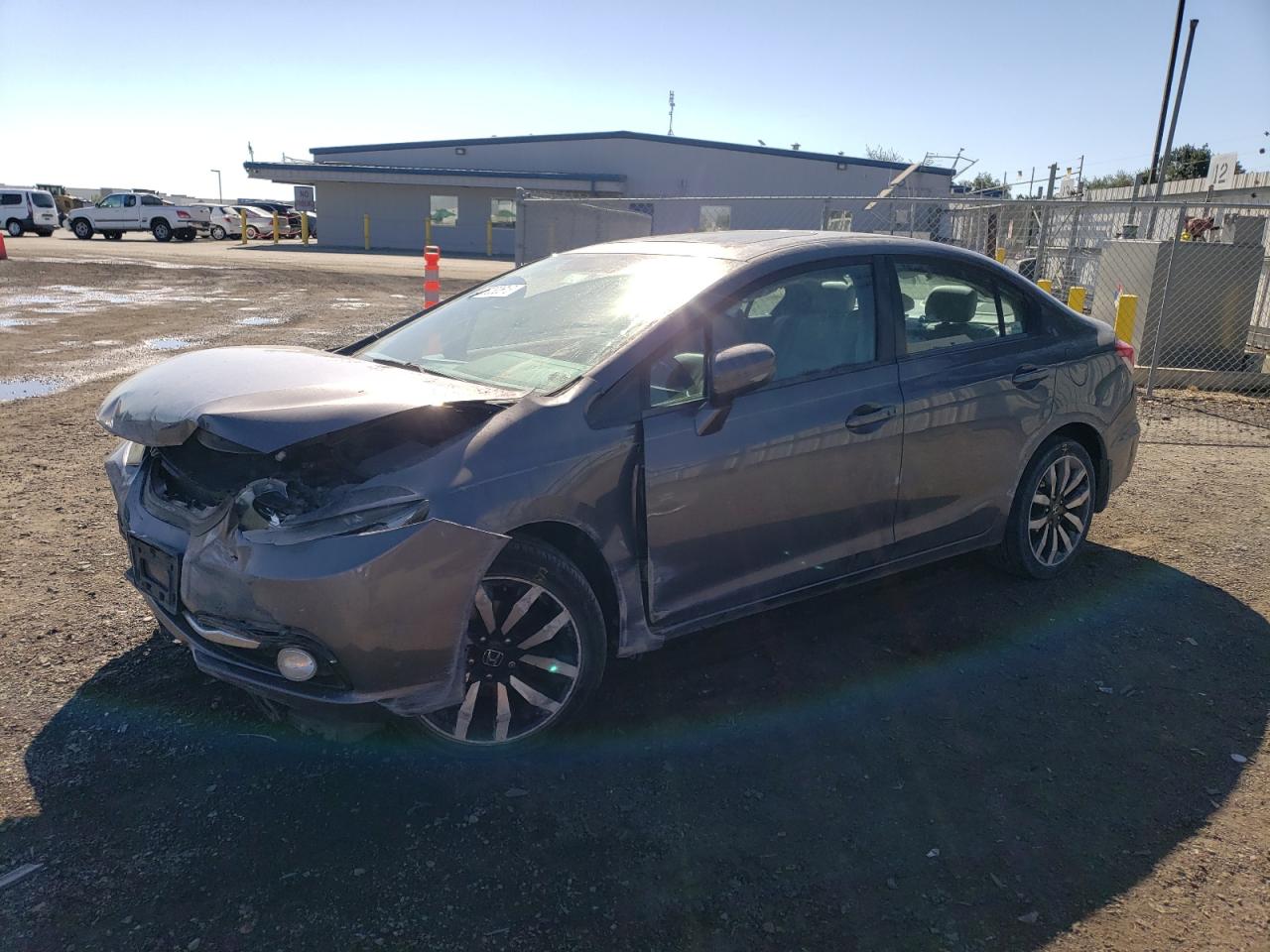 Image 1 of 2014 HONDA CIVIC EXL 2014 with VIN 2HGFB2F93EH511356