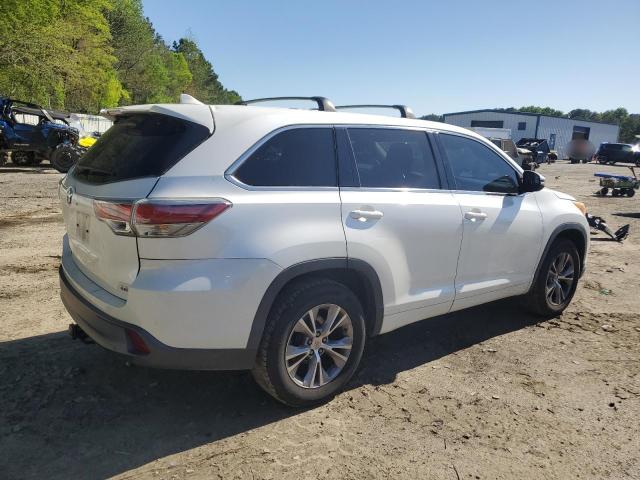 Image 3 of 2014 TOYOTA HIGHLANDER LE 2014 with VIN 5TDZKRFH4ES031162