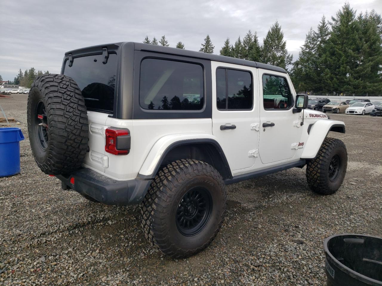 Image 3 of 2018 JEEP WRANGLER UNLIMITED RUBICON 2018 with VIN 1C4HJXFN7JW209603