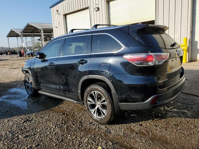 Image 2 of 2016 TOYOTA HIGHLANDER XLE 2016 with VIN 5TDJKRFHXGS312723