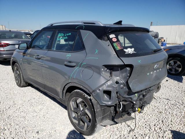 Image 2 of 2022 HYUNDAI VENUE SEL 2022 with VIN KMHRC8A36NU206960