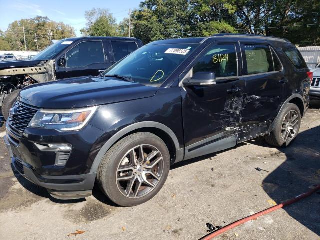 Image 1 of 2019 FORD EXPLORER SPORT 2019 with VIN 1FM5K8GT0KGB42692