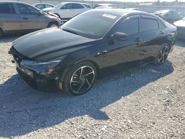 Image 1 of 2022 HYUNDAI ELANTRA N LINE 2022 with VIN KMHLR4AF0NU239007