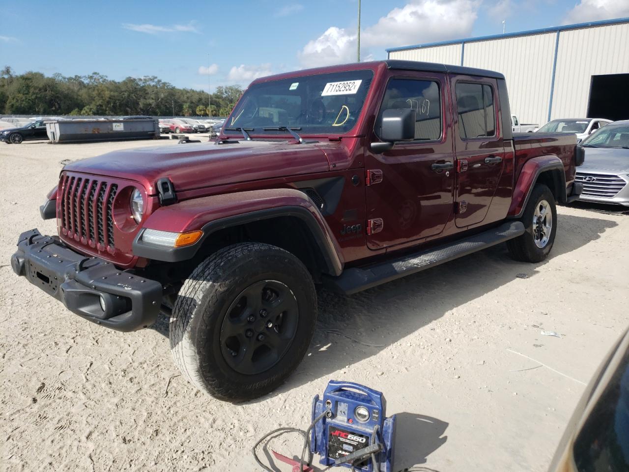 Image 1 of 2021 JEEP GLADIATOR SPORT 2021 with VIN 1C6HJTAG4ML554084