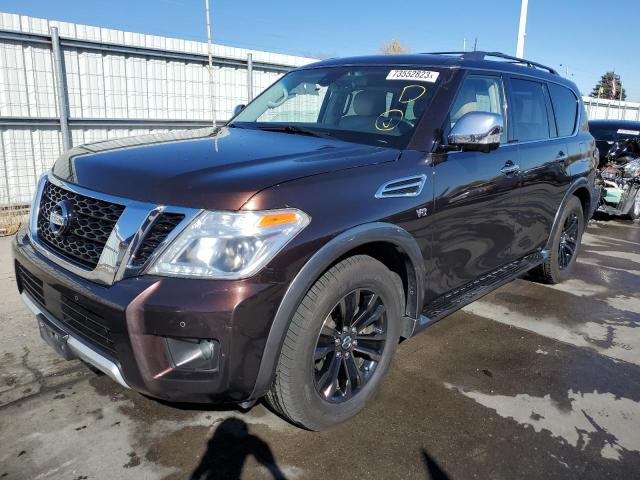 Image 1 of 2017 NISSAN ARMADA PLATINUM 2017 with VIN JN8AY2NE0H9702974