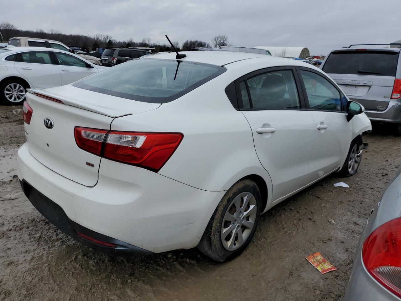 Image 3 of 2014 KIA RIO LX 2014 with VIN KNADM4A38E6408706