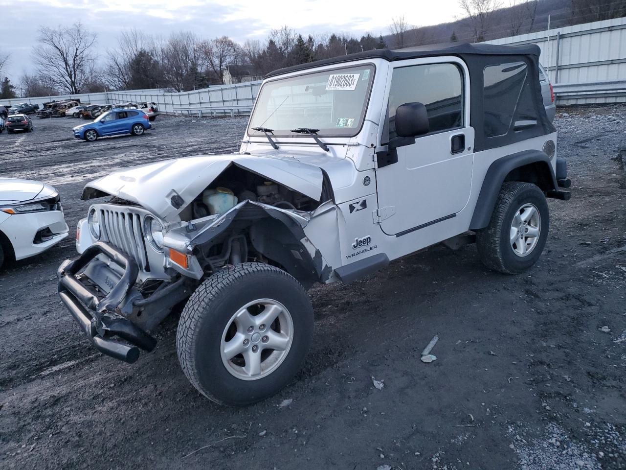 Image 1 of 2005 JEEP WRANGLER X 2005 with VIN 1J4FA39S55P342419