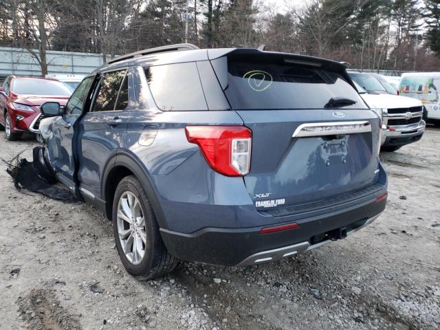 Изображение 3 2021 FORD EXPLORER XLT 2021 с VIN 1FMSK8DH6MGA25625